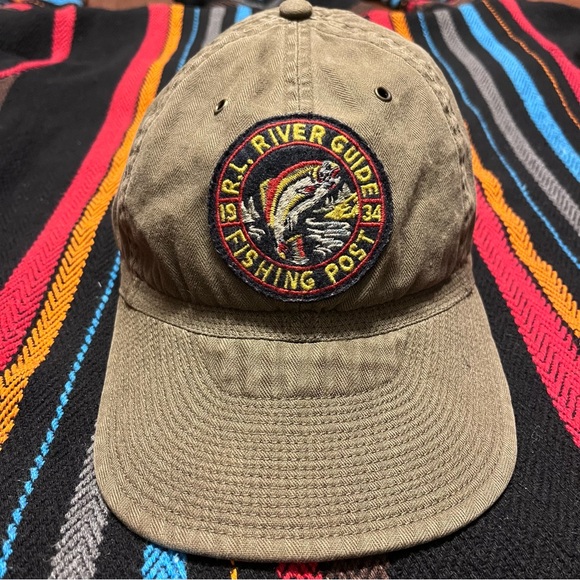 ‼️SOLD‼️ PRL Sportsman Apparel River Guide Fishing Post Soft Bill Hat Cap - Picture 1 of 9